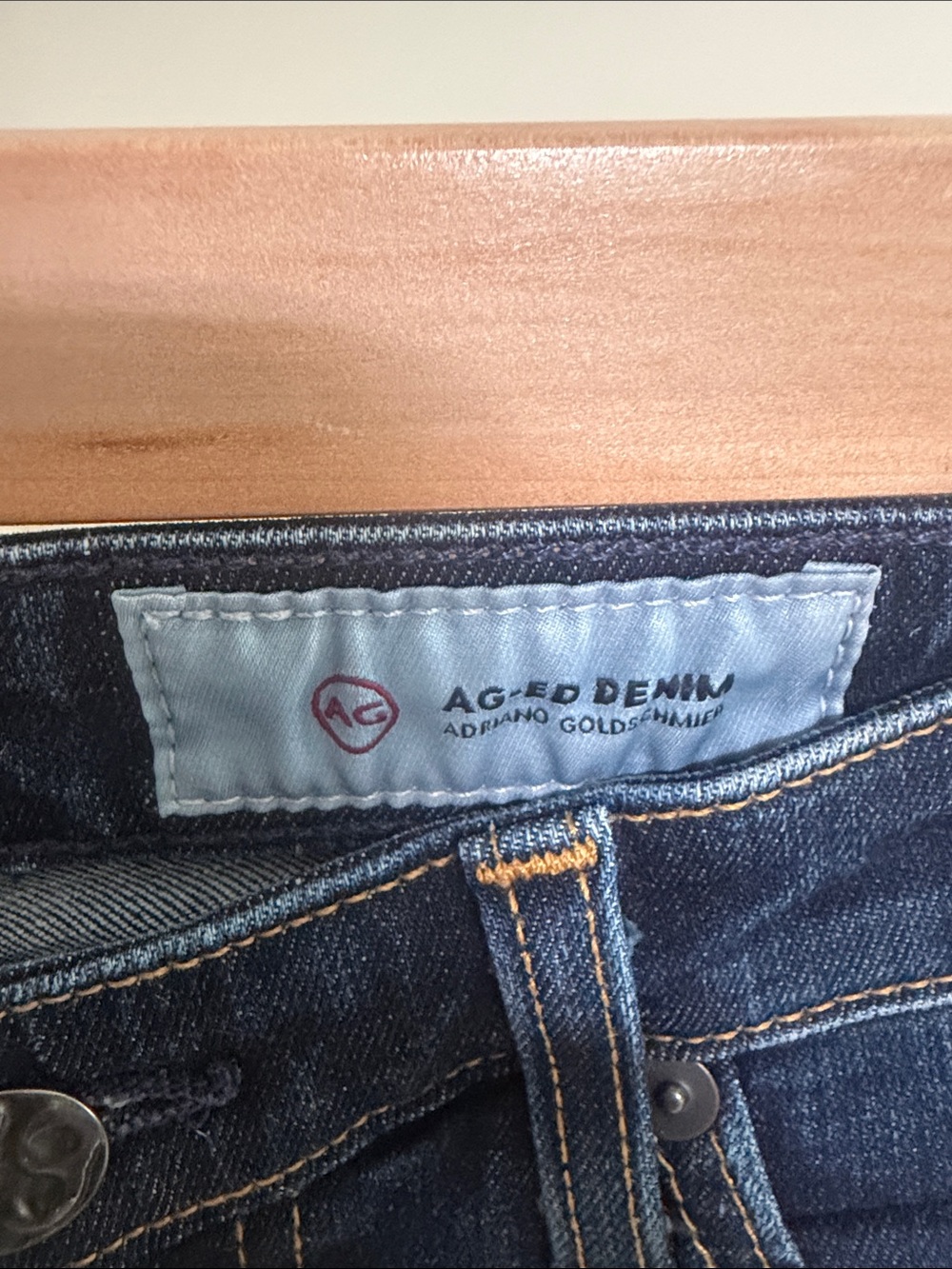 AG-ED Skinny Jeans - Dark Indigo Wash - The stilt Roll-Up - Picture 4 of 8